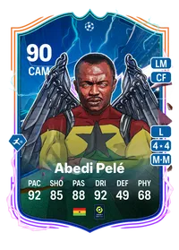 Abedi Pelé UEFA Heroes (Mens) 90 Overall Rating