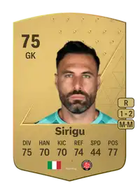 Salvatore Sirigu Common 75 Overall Rating