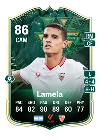 Erik Lamela Winter Wildcards 86 Overall Rating