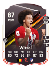 Axel Witsel Storyline 87 Overall Rating