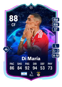 Ángel Di María UCL Road to the Knockouts 88 Overall Rating