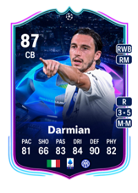 Matteo Darmian UCL Road to the Knockouts 87 Overall Rating