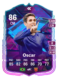 Oscar Flashback Player 86 Overall Rating