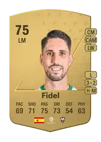 Fidel Common 75 Overall Rating