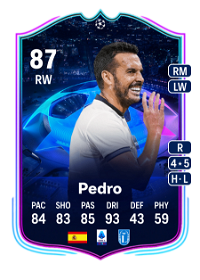 Pedro UCL Road to the Knockouts 87 Overall Rating