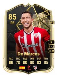 De Marcos Team of the Week 85 Overall Rating