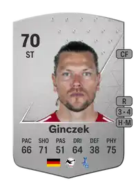 Daniel Ginczek Common 70 Overall Rating