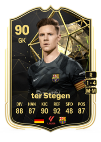 Marc-André ter Stegen Team of the Week 90 Overall Rating