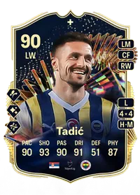 Dušan Tadić Team of the Season Plus 90 Overall Rating