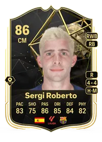 Sergi Roberto Team of the Week 86 Overall Rating