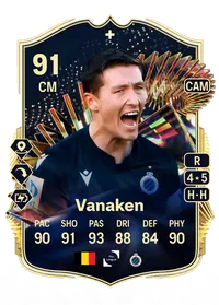 Hans Vanaken Team of the Season Plus 91 Overall Rating