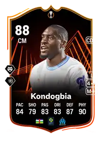 Geoffrey Kondogbia UEL Road to the Final 88 Overall Rating