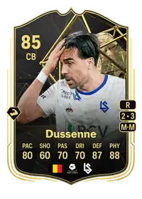 Noë Dussenne Team of the Week 85 Overall Rating