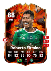 Roberto Firmino FC Versus Fire 88 Overall Rating