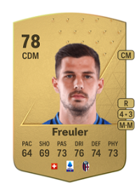 Remo Freuler Common 78 Overall Rating