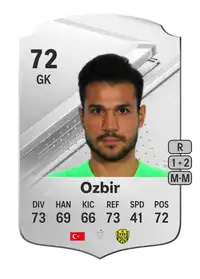 Ertaç Özbir Rare 72 Overall Rating