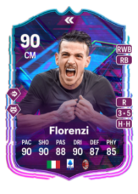 Alessandro Florenzi Flashback Player 90 Overall Rating