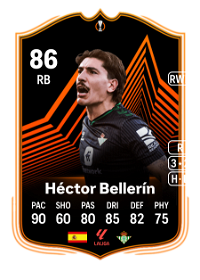 Héctor Bellerín UEL Road to the Knockouts 86 Overall Rating