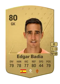 Edgar Badia Common 80 Overall Rating