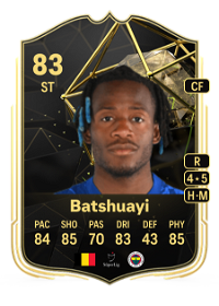 Michy Batshuayi Team of the Week 83 Overall Rating