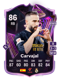Carvajal Triple Threat 86 Overall Rating