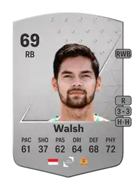 Sandy Walsh Common 69 Overall Rating