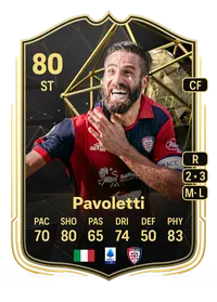 Leonardo Pavoletti Team of the Week 80 Overall Rating