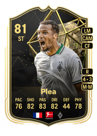Alassane Plea Team of the Week 81 Overall Rating