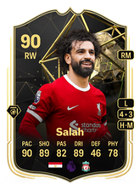 Mohamed Salah Team of the Week 90 Overall Rating