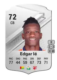 Edgar Ié Rare 72 Overall Rating