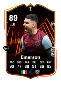 Emerson UEL Road to the Final 89 Overall Rating