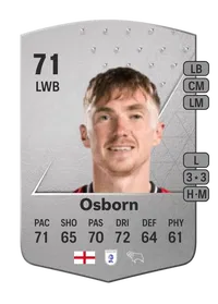 Ben Osborn Common 71 Overall Rating