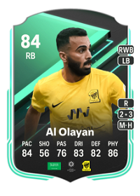 Madallah Al Olayan SQUAD FOUNDATIONS 84 Overall Rating