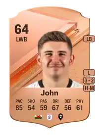 Declan John Rare 64 Overall Rating