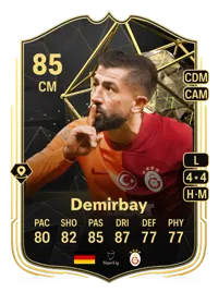Kerem Demirbay Team of the Week 85 Overall Rating