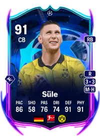 Niklas Süle UCL Road to the Final 91 Overall Rating