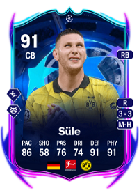 Niklas Süle UCL Road to the Final 91 Overall Rating