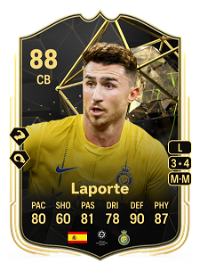 Aymeric Laporte Team of the Week 88 Overall Rating