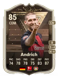 Robert Andrich Centurions 85 Overall Rating