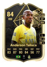 Anderson Talisca Team of the Week 84 Overall Rating