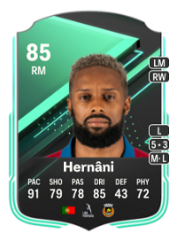 Hernâni SQUAD FOUNDATIONS 85 Overall Rating