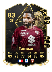 Adrien Tameze Team of the Week 83 Overall Rating