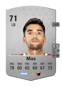 Emmanuel Mas Common 71 Overall Rating