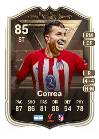 Ángel Correa Centurions 85 Overall Rating