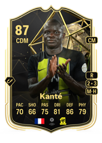 N'Golo Kanté Team of the Week 87 Overall Rating