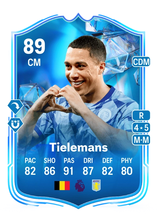 EA FC 24 Youri Tielemans 89