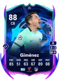 José María Giménez UCL Road to the Final 88 Overall Rating