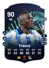 Hamari Traoré TEAM OF THE SEASON MOMENTS 90 Overall Rating