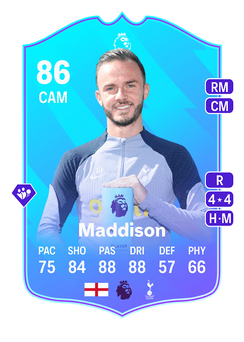 EA FC 24 James Maddison 86