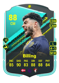Philip Billing Moments 88 Overall Rating